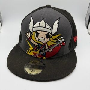 Tokidoki x Marvel Rokstar Thor Metal Chibi Hat Cap